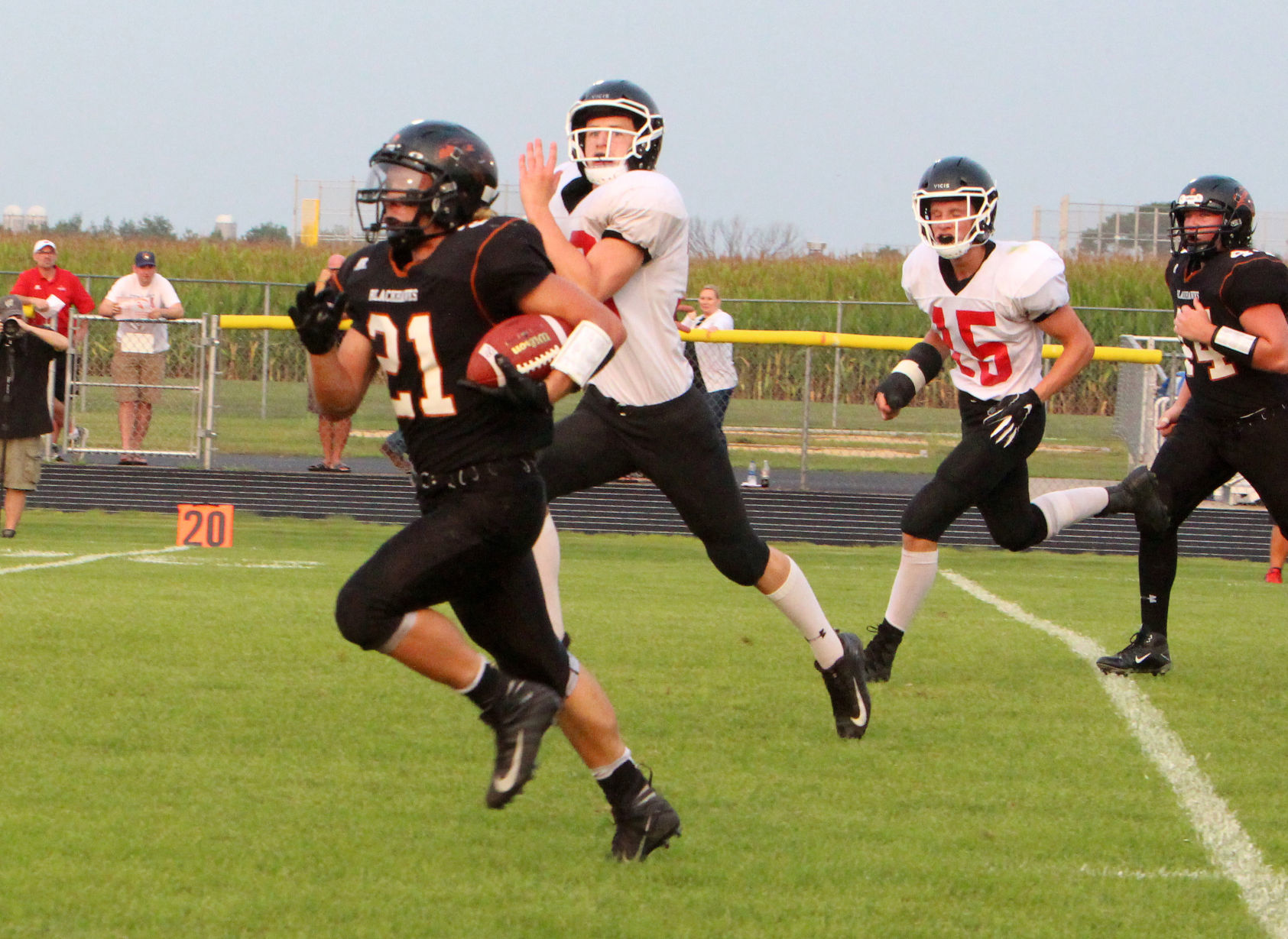 Somerset at Bloomer football 8-17-18